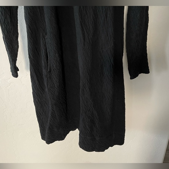 Pure Jill by J Jill black long sleeve textured dress with pocket details, XS••• - Picture 6 of 13